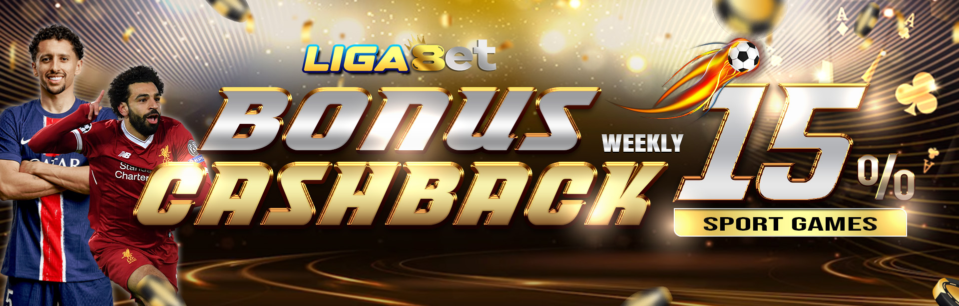 LIGA8ET BONUS CASHBACK MINGGUAN SPORTBOOK 